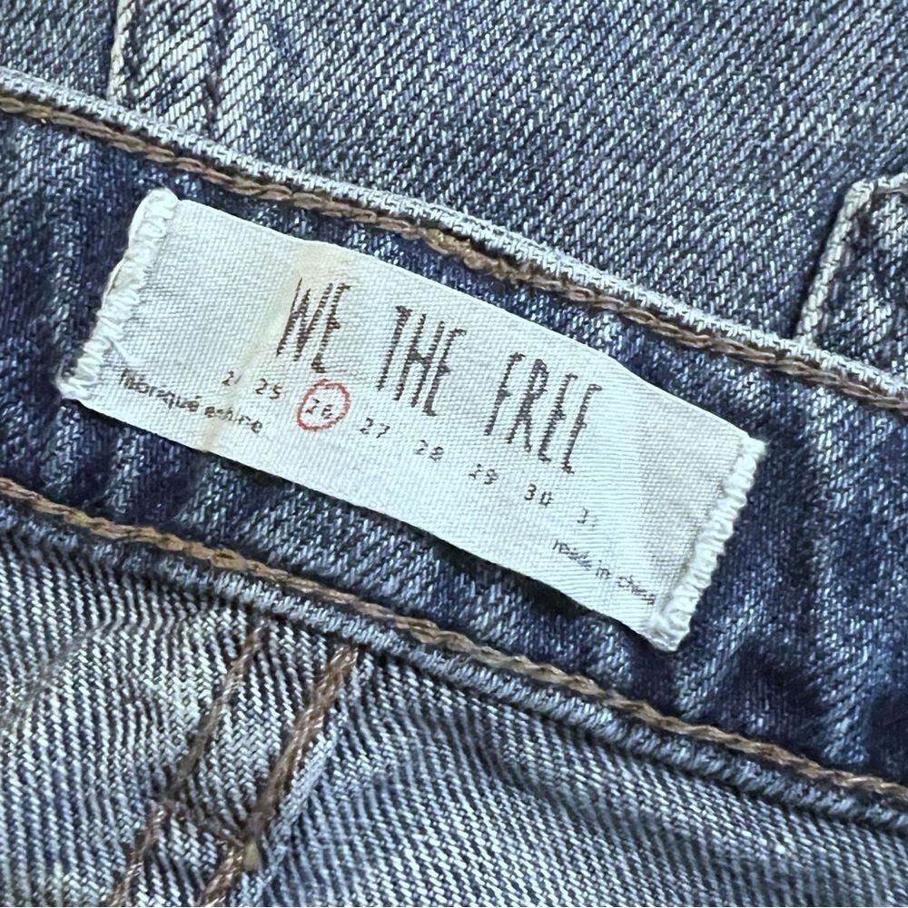Free People We The Free Zip It Up Raw Hem Skirt Size 26 - Picture 6 of 6